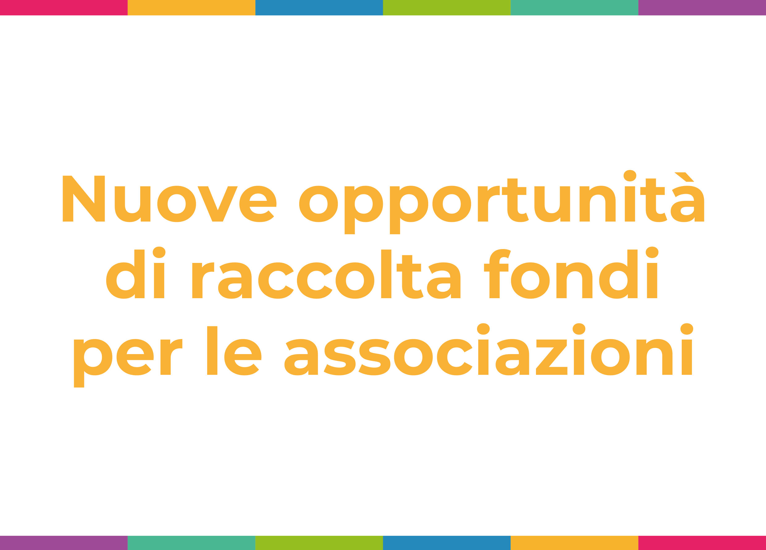 Milano Civil Week 2026: nuove opportunità di raccolta fondi per le associazioni Milano Civil Week 2026: nuove opportunità di raccolta fondi per le associazioni